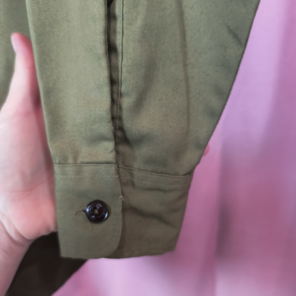 VINTAGE Boy Scouts Of America Shirt Boys Size Small Button Up 60s - Picture 4 of 10